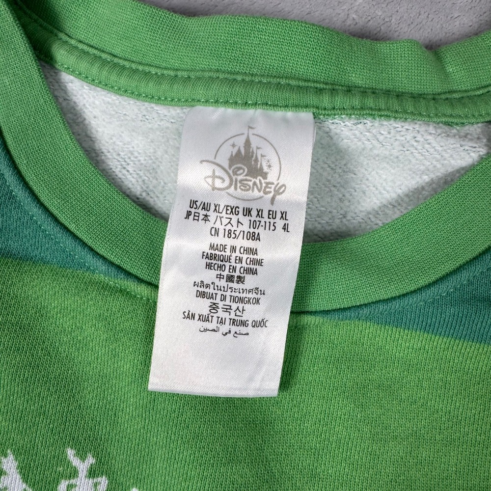 Walt Disney World Mickey & Friends Spirit Jersey Size XL Green StripedCharacters - Picture 6 of 7